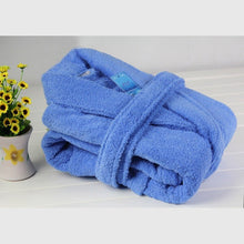 Cotton Bathrobe Night Gown Toweling Pajamas Couple Adult Bathrobe - Bay Buy Shopping