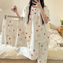 Cotton Three - piece Pajamas For Women Spring And Summer - Bay Buy Shopping