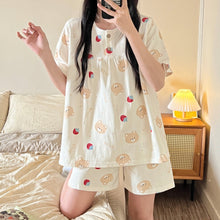 Cotton Three - piece Pajamas For Women Spring And Summer - Bay Buy Shopping