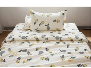 Cotton twill bed sheet, quilt cover and pillow case - Bay Buy Shopping