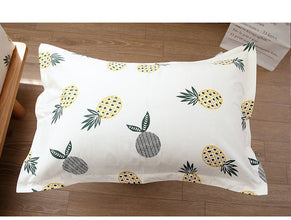 Cotton twill bed sheet, quilt cover and pillow case - Bay Buy Shopping