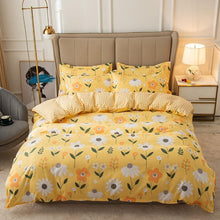Cover Set Bed Cotton Quilt Bedsheet Bedding Duvet Fitted - Bay Buy Shopping