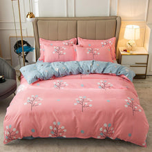 Cover Set Bed Cotton Quilt Bedsheet Bedding Duvet Fitted - Bay Buy Shopping