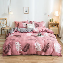 Cover Set Bed Cotton Quilt Bedsheet Bedding Duvet Fitted - Bay Buy Shopping