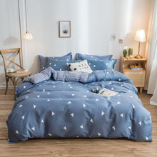 Cover Set Bed Cotton Quilt Bedsheet Bedding Duvet Fitted - Bay Buy Shopping