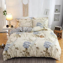 Cover Set Bed Cotton Quilt Bedsheet Bedding Duvet Fitted - Bay Buy Shopping