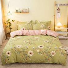 Cover Set Bed Cotton Quilt Bedsheet Bedding Duvet Fitted - Bay Buy Shopping