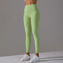 Cropped Pants Nude Feel Breathable High Waist Hip Lift Tights - Bay Buy Shopping