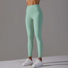 Cropped Pants Nude Feel Breathable High Waist Hip Lift Tights - Bay Buy Shopping