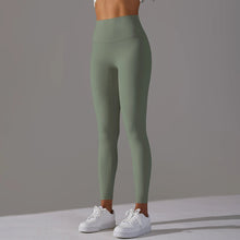 Cropped Pants Nude Feel Breathable High Waist Hip Lift Tights - Bay Buy Shopping