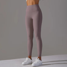 Cropped Pants Nude Feel Breathable High Waist Hip Lift Tights - Bay Buy Shopping