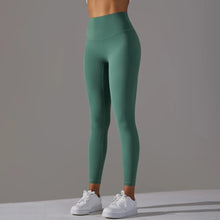 Cropped Pants Nude Feel Breathable High Waist Hip Lift Tights - Bay Buy Shopping