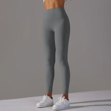 Cropped Pants Nude Feel Breathable High Waist Hip Lift Tights - Bay Buy Shopping
