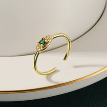 Copper Plating 18K Gold Simple Vintage Open Ring