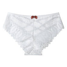 Women's Mid-waist Lace Butterfly Briefs