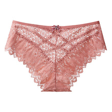 Women's Mid-waist Lace Butterfly Briefs