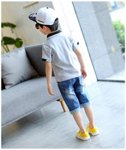 Denim Blue Trendy Fan Letter Pants - Bay Buy Shopping