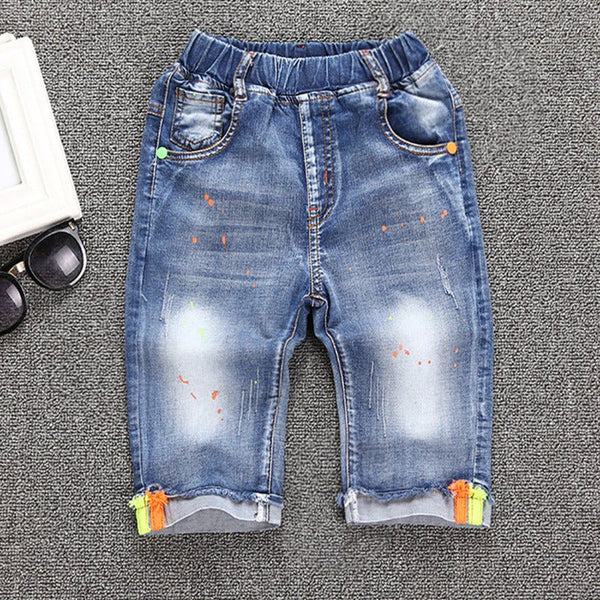 Denim Blue Trendy Fan Letter Pants - Bay Buy Shopping