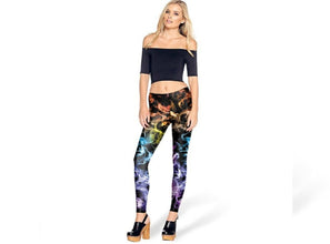Digital Printed Slim - Fit Leggings - Bay Buy Shopping