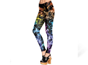 Digital Printed Slim - Fit Leggings - Bay Buy Shopping