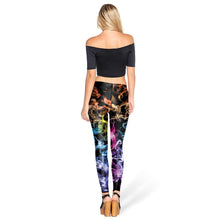 Digital Printed Slim - Fit Leggings - Bay Buy Shopping