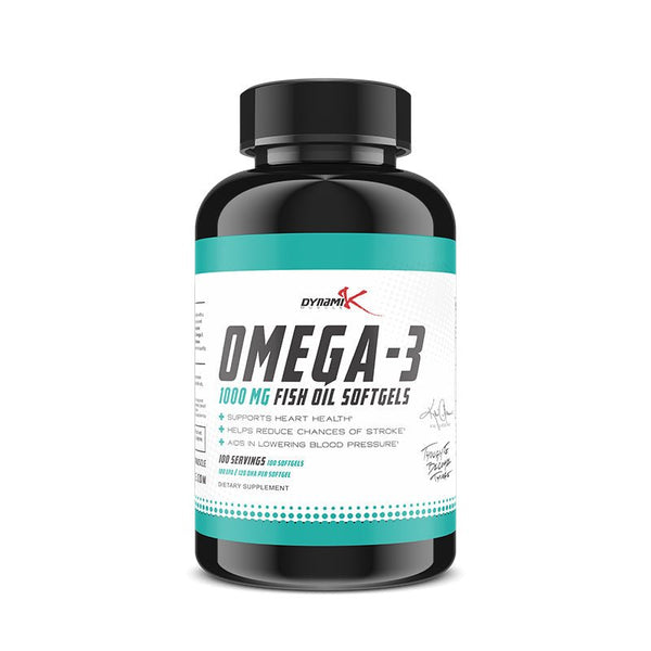 Dynamik Omega - 3 1000mg Fish Oil 100 Softgels - Bay Buy Shopping