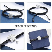 Stainless Steel Ornament Open Memorial Pet Hair Ashes Bracelet