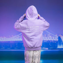 Women's Purple Zip Sweater Hoodie