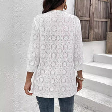Elegant Lace Stitching Lace Cardigan Shawl - Bay Buy Shopping
