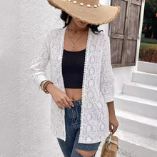 Elegant Lace Stitching Lace Cardigan Shawl - Bay Buy Shopping