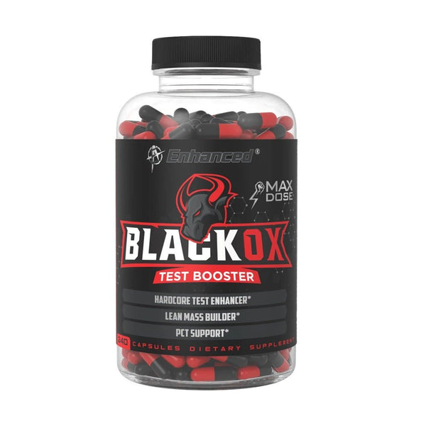 Enhanced Black Ox 240 Capsules Testosterone Booster - Bay Buy Shopping