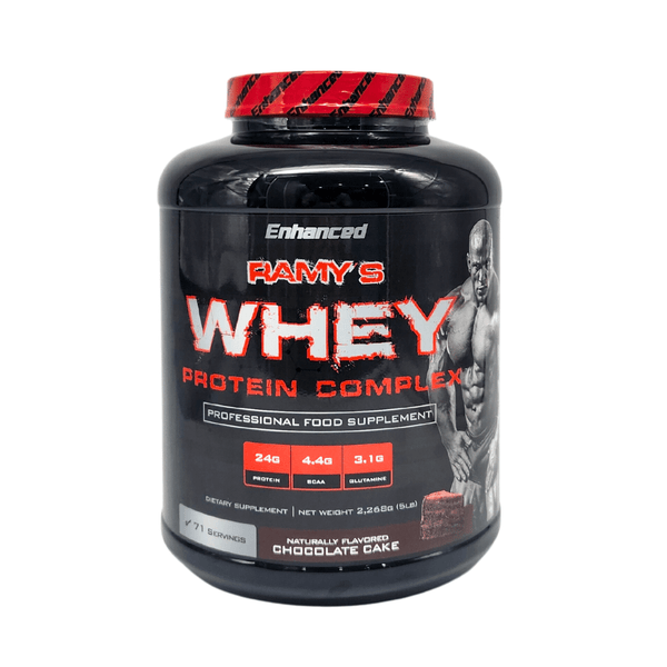 Enhanced Ramy's Whey 5lbs 100% Pure Whey Protein Chocolate Cake - Bay Buy Shopping