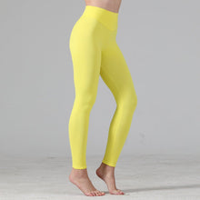 European And American Seamless Peach Hip Solid Color Honeycomb Pants - Bay Buy Shopping