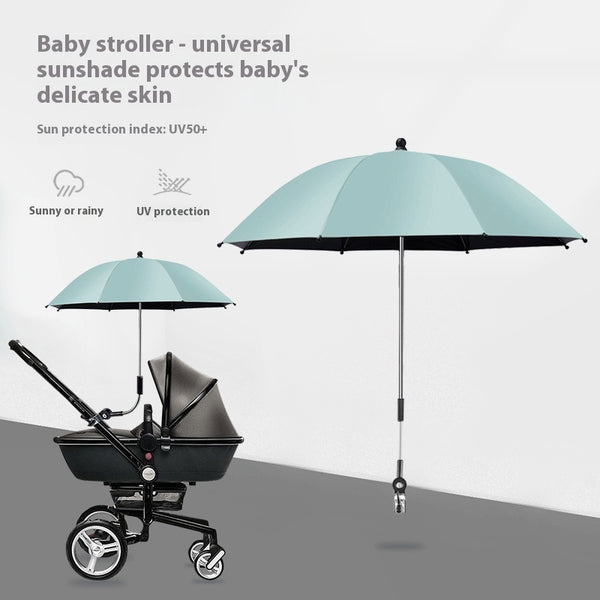 Baby Stroller Sunshade Black Glue UV-proof Stroller Parasol