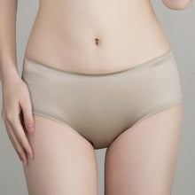 Seamless Underwear Ladies Ultra-thin Ice Silk Mid-waist Waistband Sexy Large Size Breathable Cotton Crotch Briefs