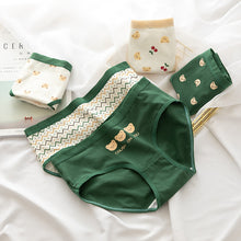 Pure Cotton Crotch Mid-waist Cute Cartoon Student Panties