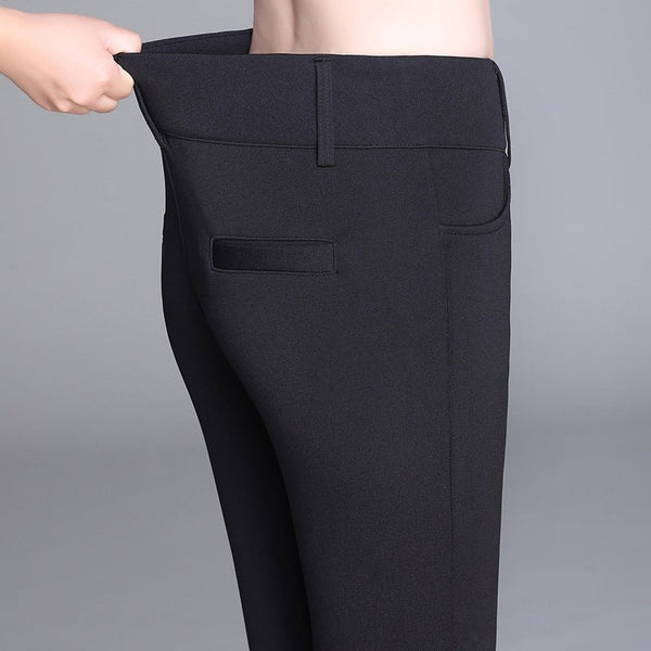 Fall Thin Autumn And Winter Plus Velvet Thick Trousers - Bay Buy Shopping