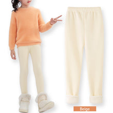 FallWinter Hot - selling Girls' Leggings Fleece - lined Warm Cropped Pants - Bay Buy Shopping