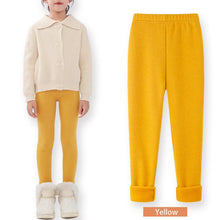 FallWinter Hot - selling Girls' Leggings Fleece - lined Warm Cropped Pants - Bay Buy Shopping
