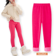 FallWinter Hot - selling Girls' Leggings Fleece - lined Warm Cropped Pants - Bay Buy Shopping