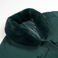Fashion Casual All - match Loose Detachable Lapel Long - sleeved Woolen Coat - Bay Buy Shopping