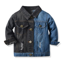 Fashion Children's Lapel Denim Jacket Cardigan - Bay Buy Shopping
