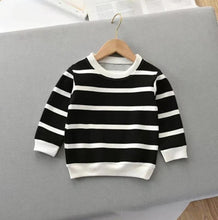 Fashion Children's Striped Pullover Long - sleeved T-shirt - Bay Buy Shopping