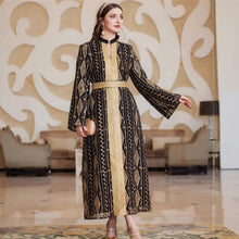 Fashion Embroidery Cinched Patchwork Dress - Bay Buy Shopping