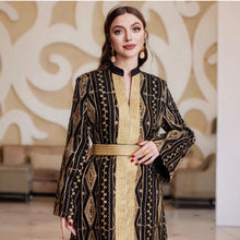 Fashion Embroidery Cinched Patchwork Dress - Bay Buy Shopping