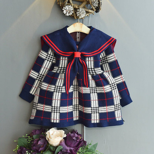 Fashion Personality Girls College Style Zi Knit Dress - Bay Buy Shopping