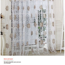 Finished Offset European - style Floral Ball Bedroom Non - shading Curtain - Bay Buy Shopping