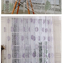 Finished Offset European - style Floral Ball Bedroom Non - shading Curtain - Bay Buy Shopping