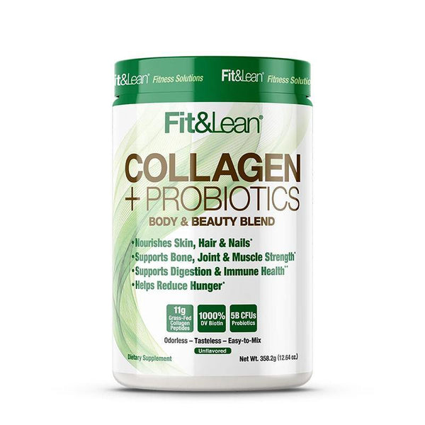Fit&Lean Collagen+Probiotics Body & Beauty Blend Unflavored - Bay Buy Shopping