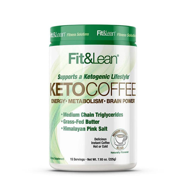 Fit&Lean Keto Coffee Medium Roast Blend 15 Servings - Bay Buy Shopping